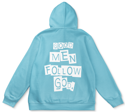 GoodMenFollowGod Light Blue Hoodie