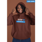 PrettyGirlsFollowGod Chocolate Brown Hoodie