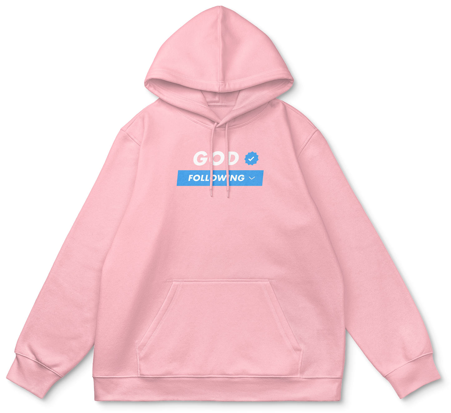 PrettyGirlsFollowGod Light Pink Hoodie