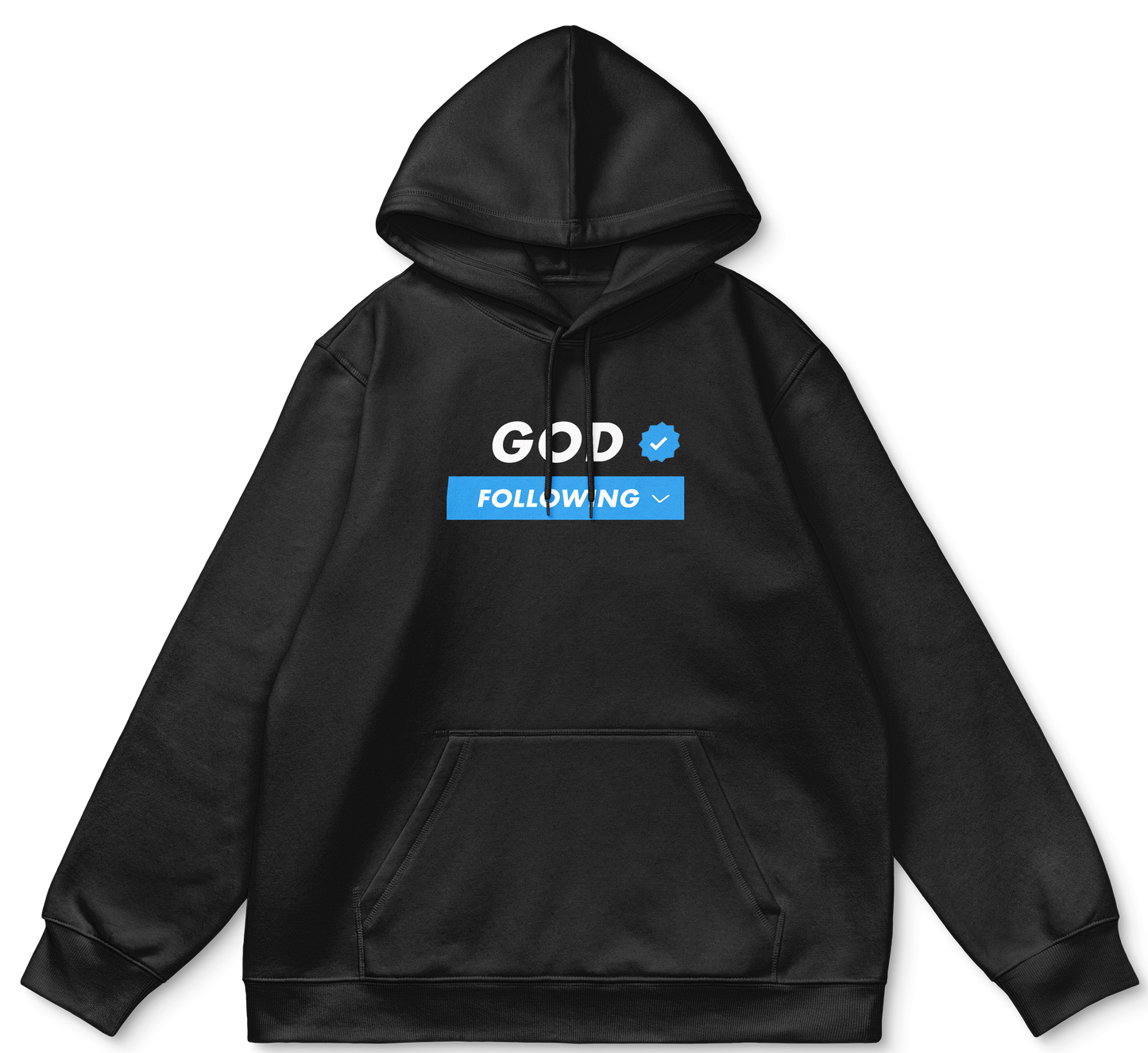 GodFollowing Hoodie(Front design only)
